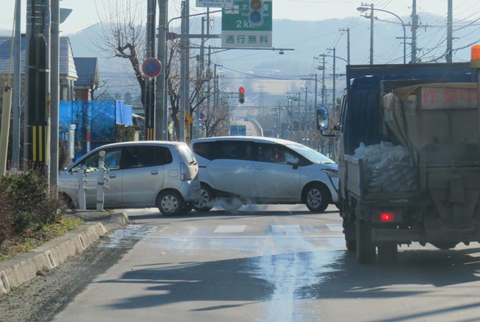 webnews今朝の北見／東６号昭和通りJR石北線高架橋下