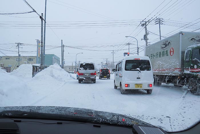 webnews今朝の北見／常盤通り、南大通り交差点