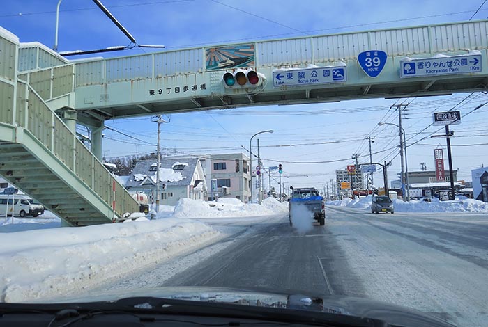 webnews今朝の北見／大通り東９丁目歩道橋