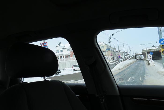 webnews今朝の北見／東９丁目歩道橋の交差点から左