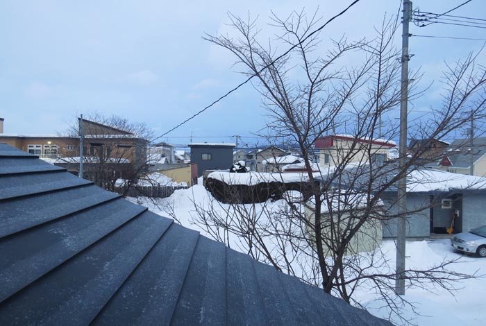 webnews今朝の北見／西の空