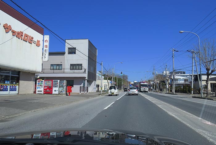 webnews今朝の北見／常盤通り、さかい商店前から北見市民会館方向