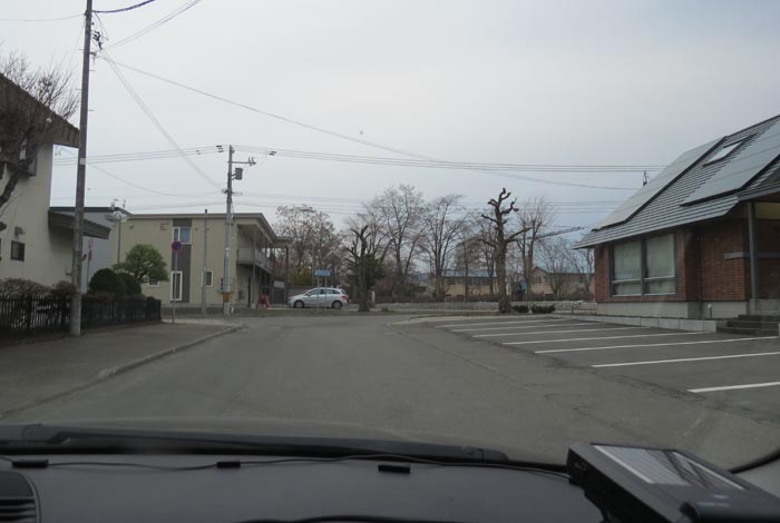 webnews今朝の北見／松浦水産駐車場裏の通り