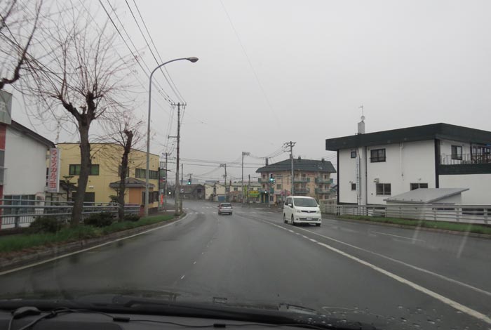 webnews今朝の北見／無加川橋を渡り南大通り交差点方向