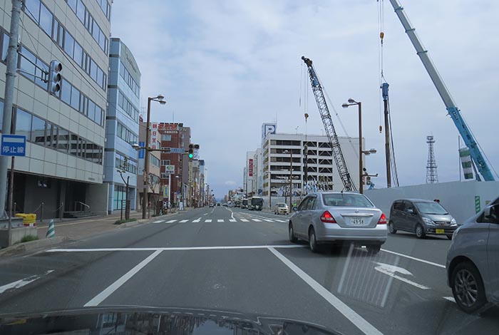 webnews今朝の北見／国道39号、大通り西３丁目、為山堂医院横