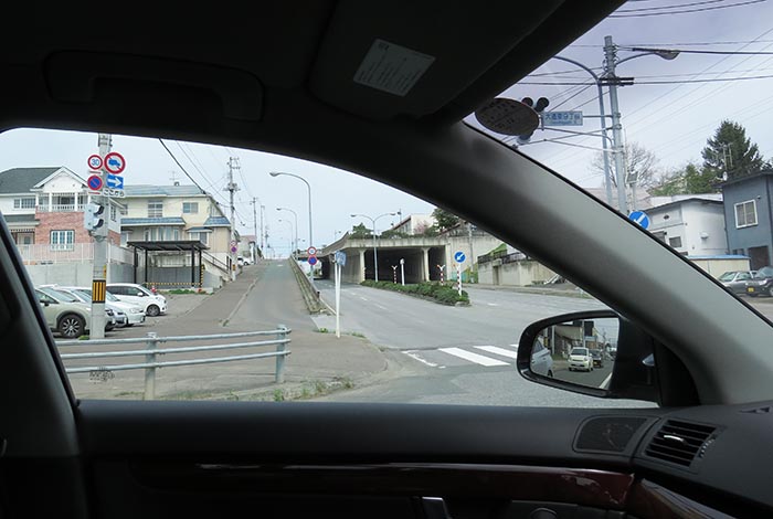 webnews今朝の北見／東９丁目歩道橋の交差点から左