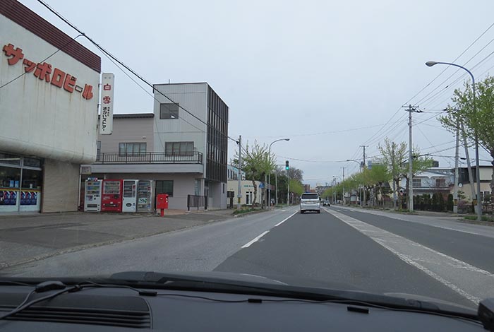 webnews今朝の北見／常盤通り、さかい商店前から北見市民会館方向