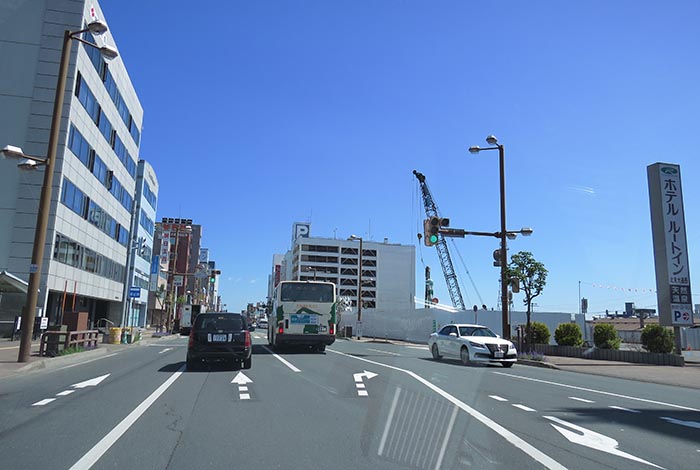 webnews今朝の北見／国道39号、大通り西３丁目、為山堂医院横