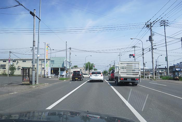 webnews今朝の北見／常盤通り、南大通り交差点