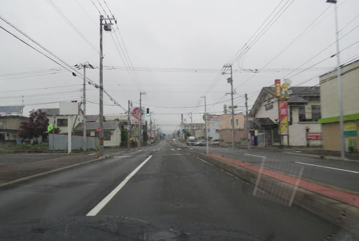 webnews今朝の北見／とん田通り、南大通り交差点から国道39号方向