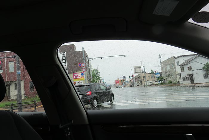 webnews今朝の北見／五差路から左は石北峠・旭川・札幌方面