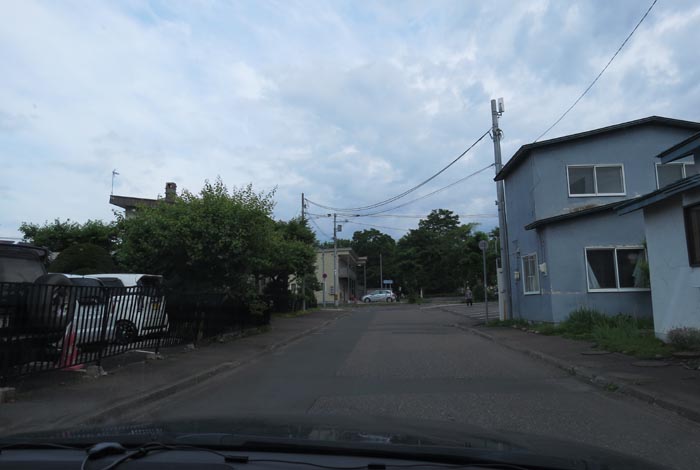 webnews今朝の北見／松浦水産駐車場裏の通り
