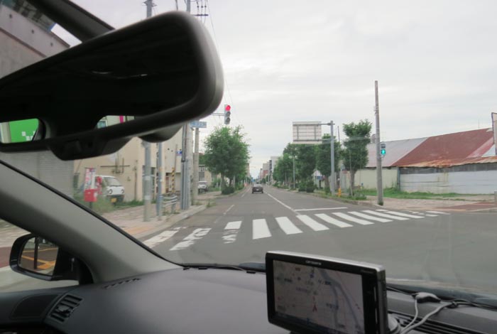 webnews今朝の北見／交差点から北４条通り側のパレスビル方向