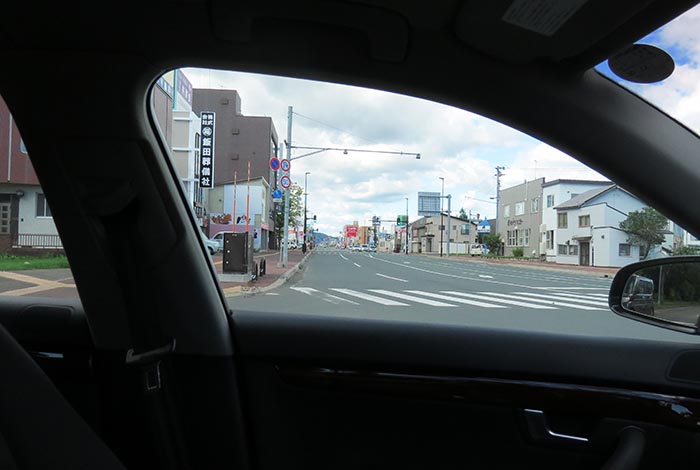 webnews今朝の北見／五差路から左は石北峠・旭川・札幌方面