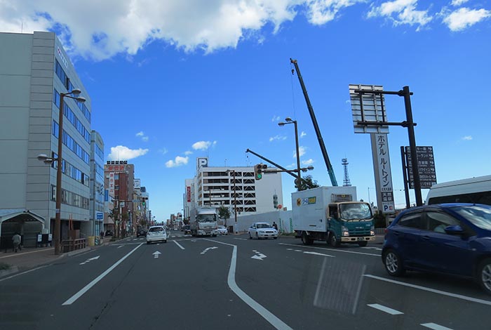 webnews今朝の北見／国道39号、大通り西３丁目、為山堂医院横