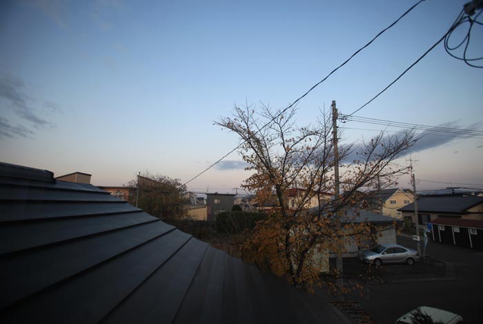 webnews今朝の北見／西の空