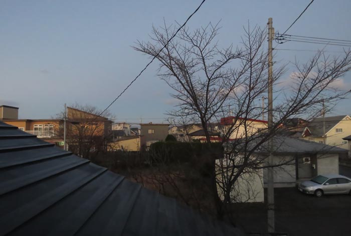 webnews今朝の北見／西の空