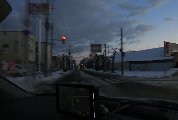 webnews今朝の北見／交差点から北４条通り側のパレスビル方向