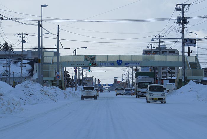 webnews今朝の北見／大通り東９丁目歩道橋