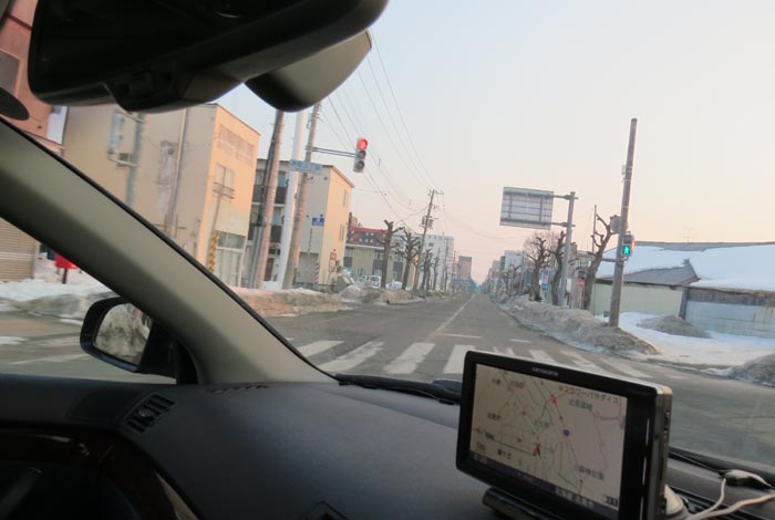 webnews今朝の北見／交差点から北４条通り側のパレスビル方向