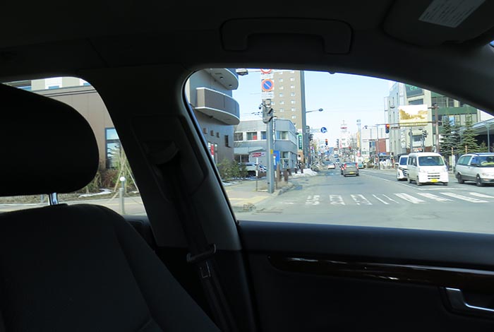 webnews今朝の北見／駅前交差点から左は中央通り側