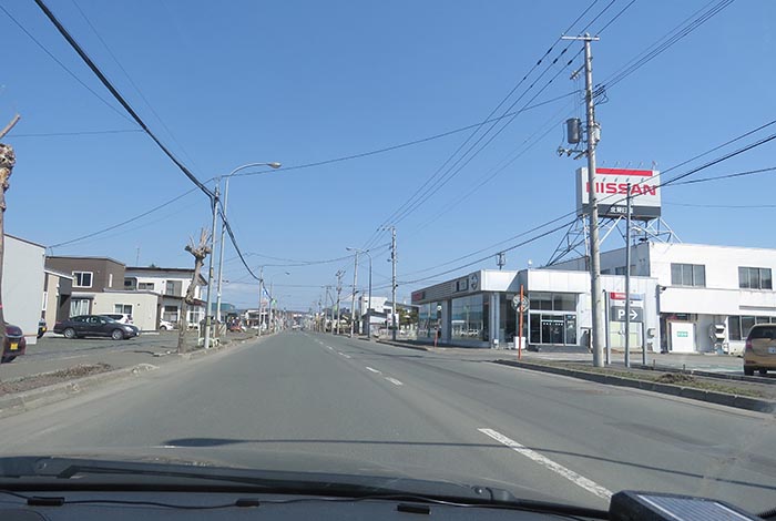 webnews今朝の北見／北見日産常盤店前