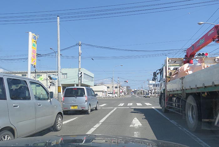 webnews今朝の北見／常盤通り、南大通り交差点