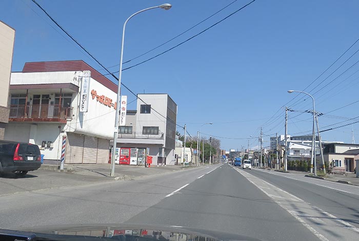 webnews今朝の北見／常盤通り、さかい商店前から北見市民会館方向