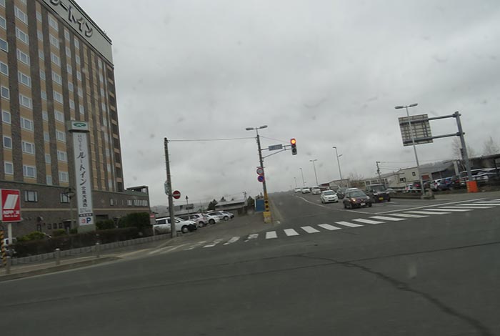 webnews今朝の北見／西４丁目通りの跨線橋側