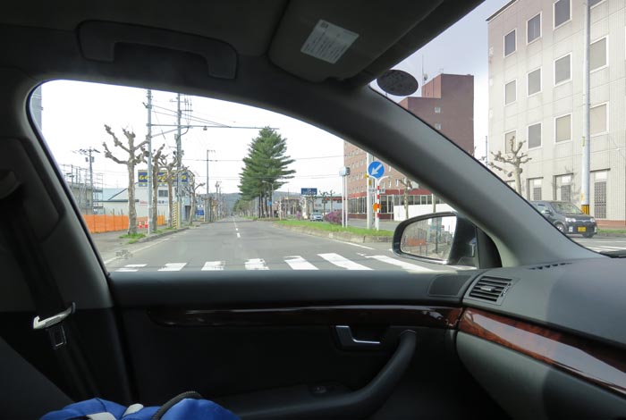 webnews今朝の北見／緑園通り交差点から常磐公園方向