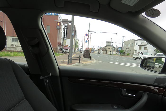 webnews今朝の北見/五差路から左は石北峠・旭川・札幌方面