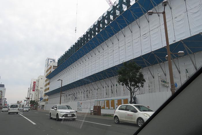 webnews今朝の北見/北見市役所新庁舎工事現場
