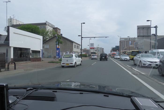 webnews今朝の北見/五差路から北見駅方向