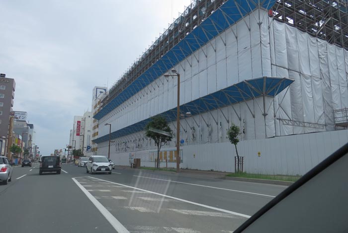 webnews今朝の北見/北見市役所新庁舎工事現場