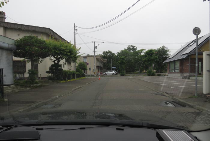 webnews今朝の北見／松浦水産駐車場裏の通り