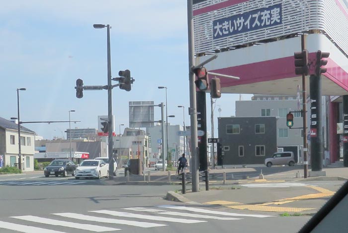 webnews今朝の北見／写真奥が北見駅方向