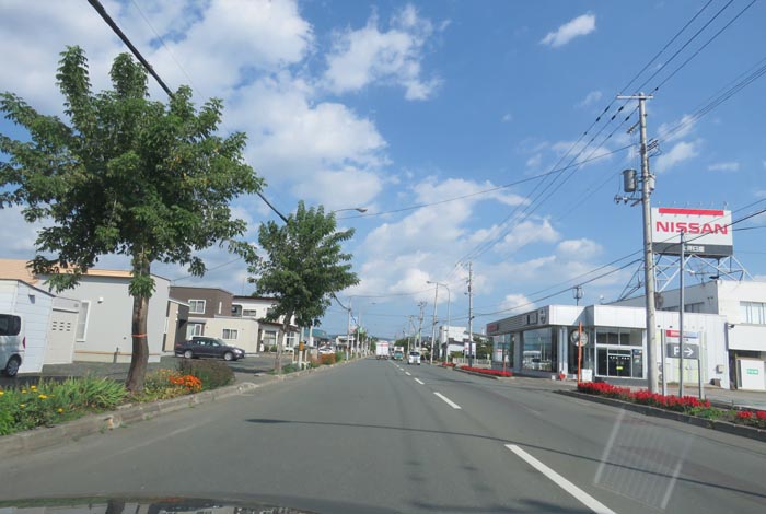 webnews今朝の北見／北見日産常盤店前