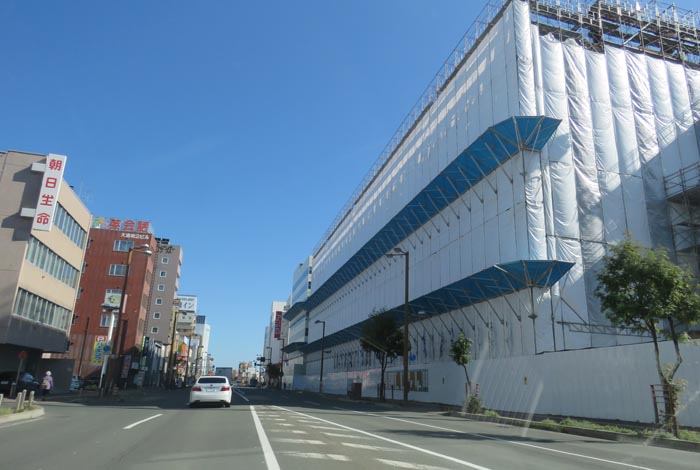 webnews今朝の北見/北見市役所新庁舎工事現場
