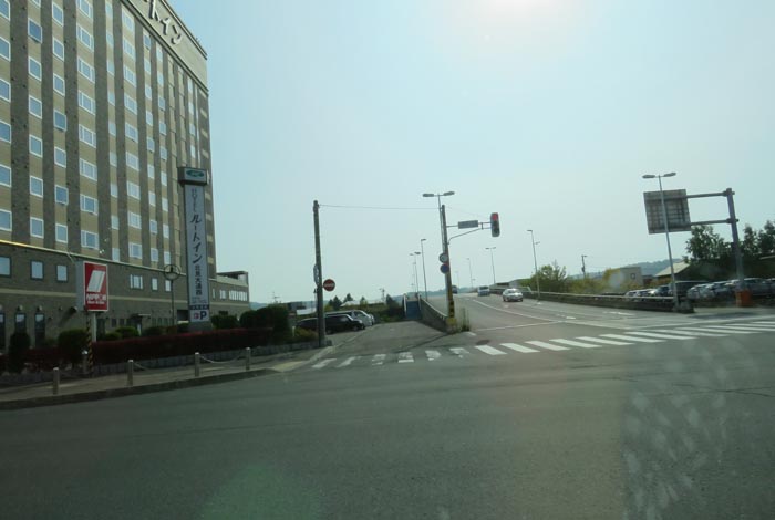 webnews今朝の北見/西4丁目通りの跨線橋側