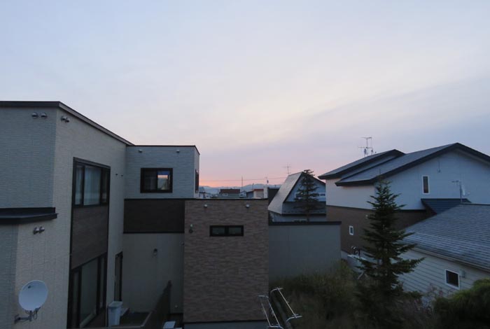 webnews今朝の北見／東の空