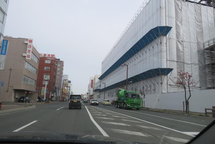 webnews今朝の北見/北見市役所新庁舎工事現場