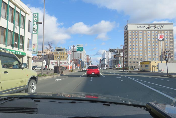 webnews今朝の北見/国道39号、大通りの西4丁目通り交差点