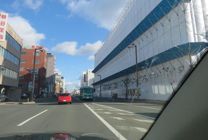 webnews今朝の北見/北見市役所新庁舎工事現場