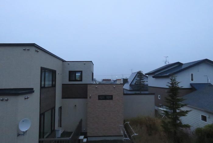 webnews今朝の北見／東の空