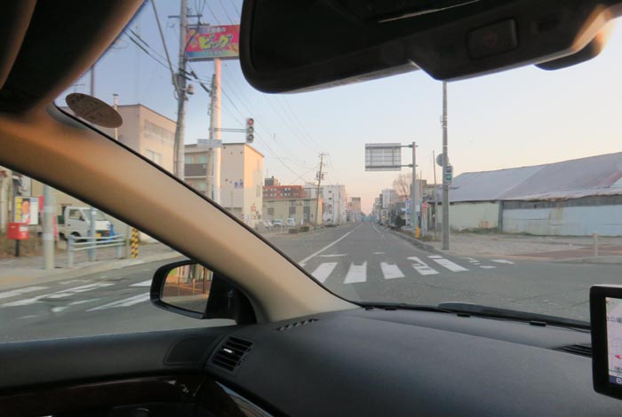 webnews今朝の北見／交差点から北４条通り側のパレスビル方向