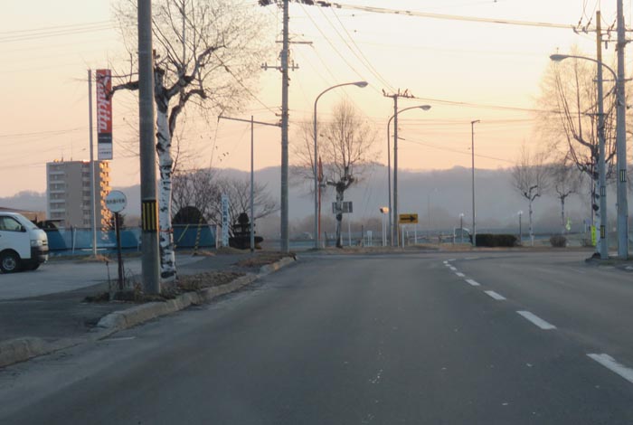 webnews今朝の北見／末広町の南岸通り