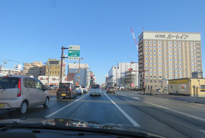 webnews今朝の北見/国道39号、大通りの西4丁目通り交差点
