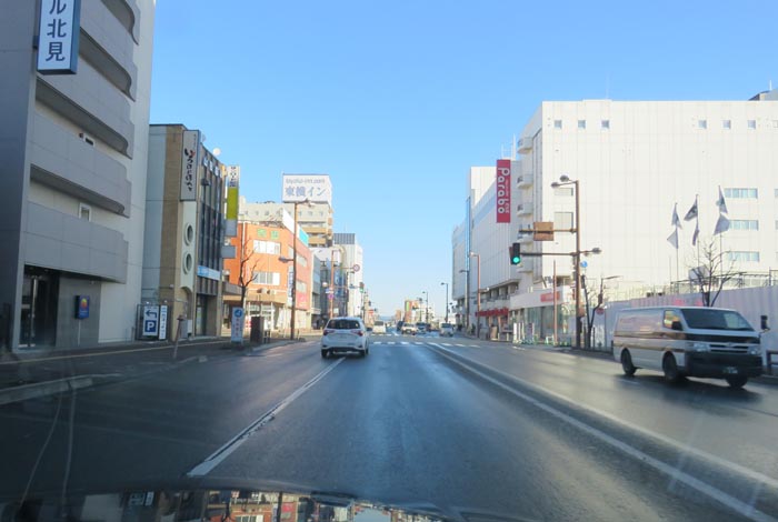 webnews今朝の北見/国道39号、大通り西2丁目交差点