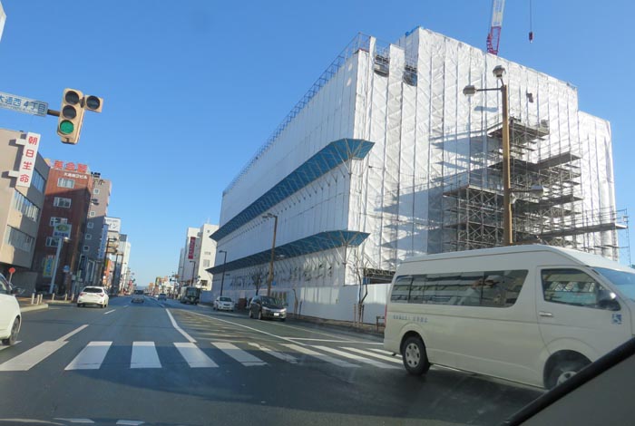 webnews今朝の北見/北見市役所新庁舎工事現場