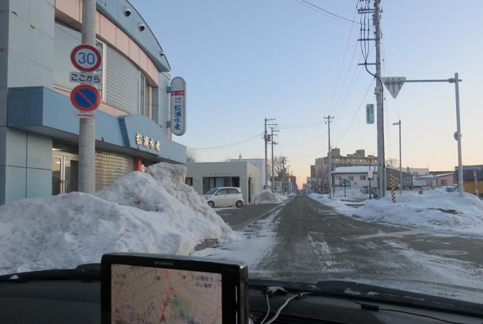 webnews今朝の北見／北３条通り、松浦水産前